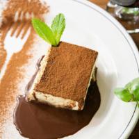 Tiramisu · Traditional Sponge Cake, Mascarpone,Cocoa