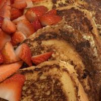 Challah French Toast · Add extras for an additional charge.