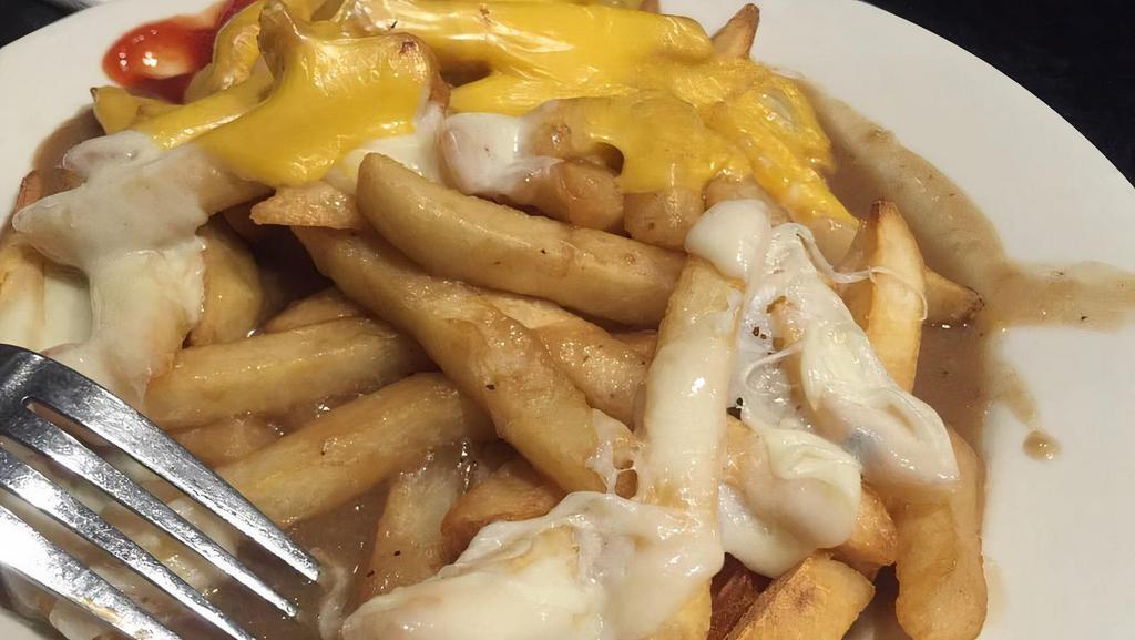 Disco Fries · Served with gravy and melted cheese.