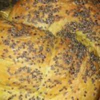 Turmeric Multigrain Loaf · This item contains: turmeric, wheat flour, chia  and flaxseeds