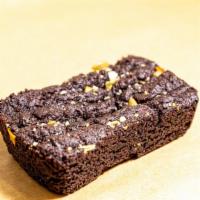 Trail Mix Brownie · This item contains: cocoa, pumpkin seeds, wheat flour