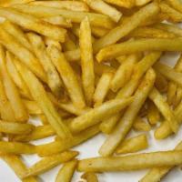 French Fries · Cut potatoes fried and salted to perfection.