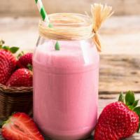 Strawberry Smoothie · Satisfying strawberry smoothie with your choice of base and add ons.