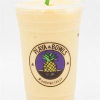 Aloha Smoothie · Banana, mango, pineapple, and coconut milk.