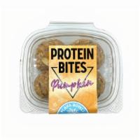 Pumpkin Protein Bites · pumpkin granola, peanut butter, honey, chia seeds, vanilla whey protein, pumpkin butter & pu...