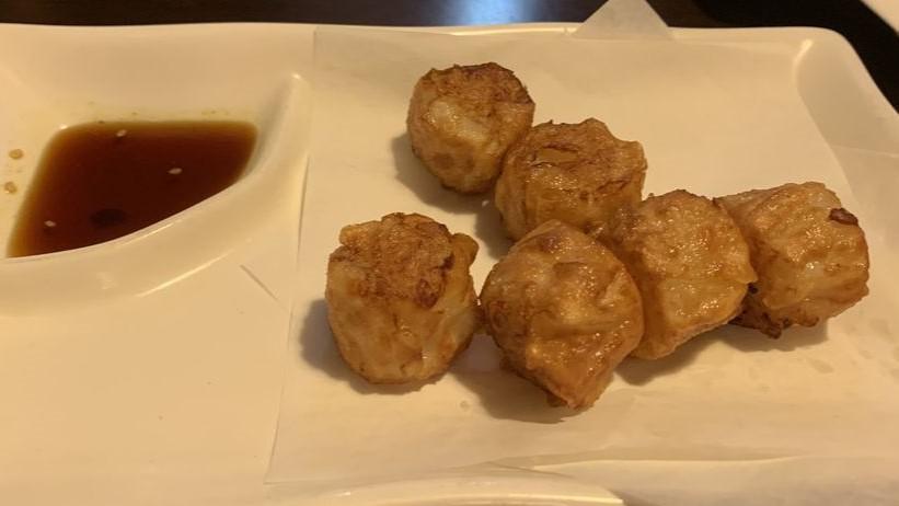 Shumai · Steamed or fried shrimp dumpling.
