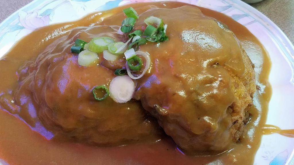 Roast Pork Egg Foo Young · Quart. Served with white rice.