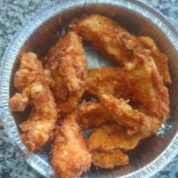 Chicken Tenders · Hand Cut Chicken Tenders served with BBQ Dipping Sauce