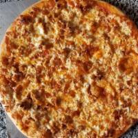 Buffalo Chicken (Large) · Grilled chicken breast mixed with medium sauce and mozzarella