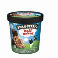 Ben And Jerry Ice Cream Half Baked Pint · 
