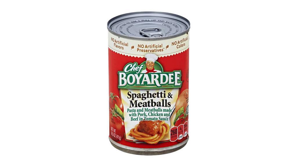 Chef Boyardee Spaghetti & Meatballs · 