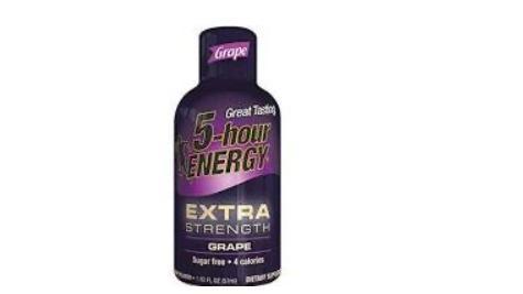 Five Hour Energy Extra Strength Grape · 