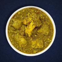 Silence Of The Lamb Saag · Lamb cooked in creamy spinach or fenugreek gravy perfumed with cinnamon and cumin seeds.