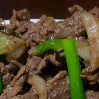 불고기 / Bulgogi · Bulgogi / Thin sliced BBQ ribeye marinated with soy based signature sauce. Served with kimch...