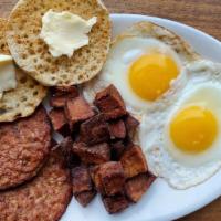 2 Egg Platters · Include toast and home fries.
