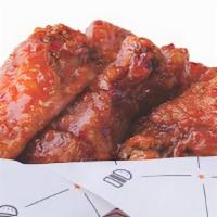 Chicken Wings · 6 Jumbo Wings Tossed with your choice of sauce.