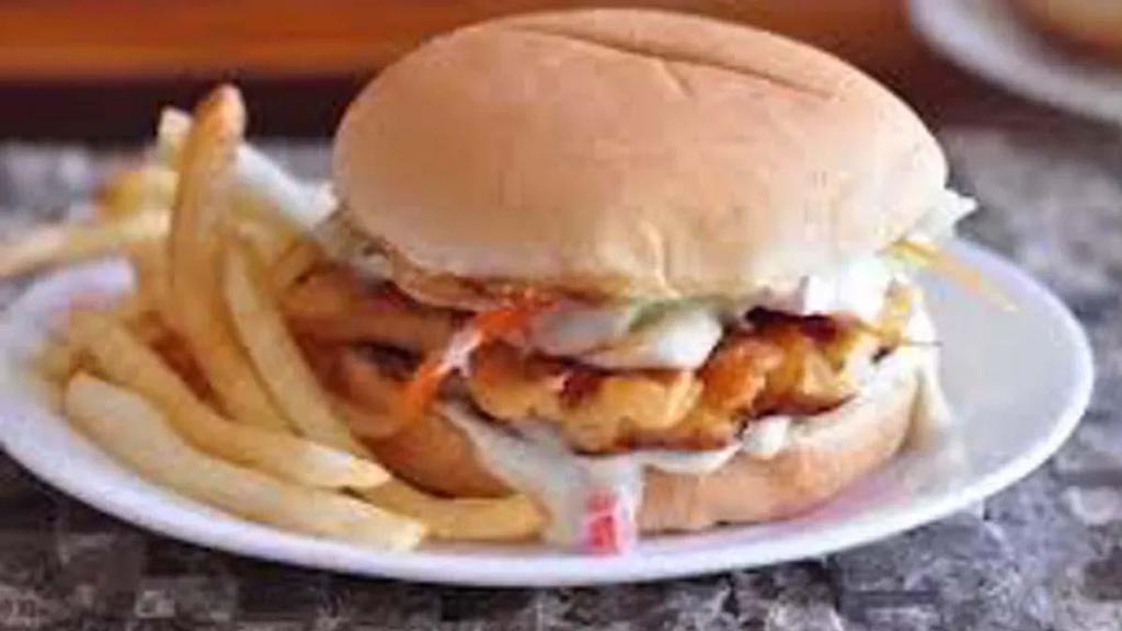 Fish Fillet Big Burger · Fish fillet, Tartar sauce, Iceberg lettuce, pickles