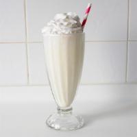 Vanilla Milk Shake · Delicious Vanilla Blended Milkshakes with Whipped cream topping