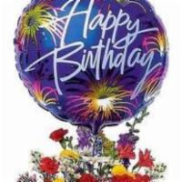 Birthday Fireworks · This explosion of colorful flowers, along with a foil balloon, adds just the right spark to ...
