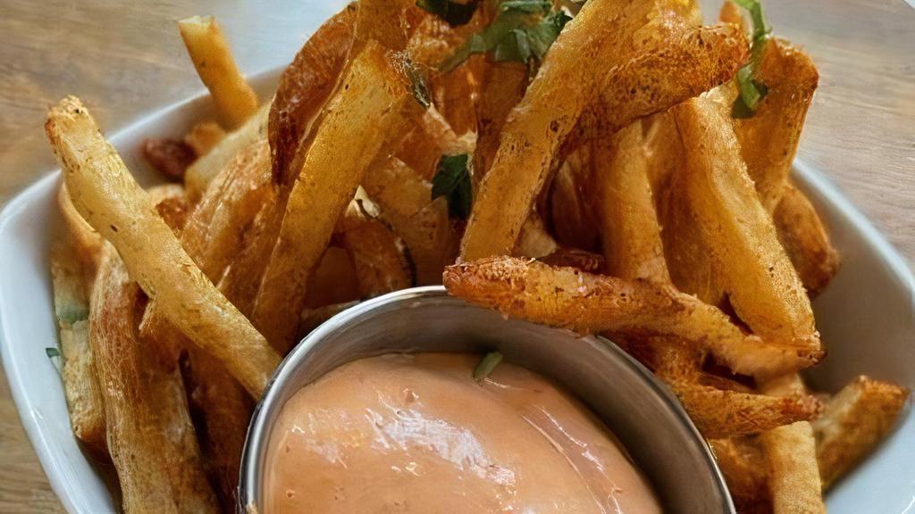 Spiced Fries · chipotle aioli