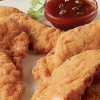 Side Chicken Tenders (4) W/ Bbq Dipping Sauce · 