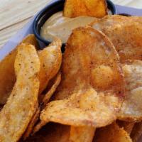 My Chips Dont Lie · Fresh Cut Homemade Potato Chips Tossed in our NoCo Dust, Served with Our Homemade Remoulade ...