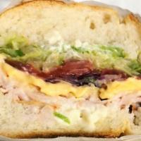 Oven Roasted Turkey Sandwich · Turkey breast and your choice of cheese.