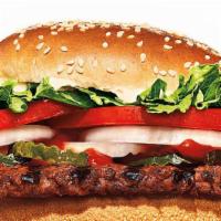 Impossible Big Burger (Vegetarian) · Vegetarian. House sauce, leaf lettuce, roma tomato, pickles, shaved onions and American chee...