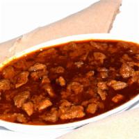 Tibs Wat (Beef Stew Spicy) · Simmered beef stew with berbere, spices, and onions.