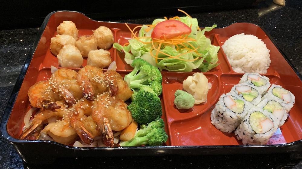 Shrimp Teriyaki Lunch Special Box · 