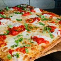 Grandma Pizza · A square pizza, similar to a Sicilian but with a slightly thinner crust