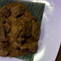 Rendang · Spicy. Aromatic curry infused with chili paste, ground onion and lemongrass.