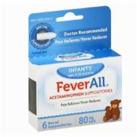 Infants Feverall Suppositories · 6 ct