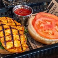 Grilled Chicken Burger · LETTUCE & TOMATO.