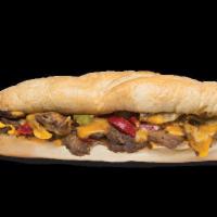 Italian Cheesesteak · PEPPERS, ONIONS, POTATOES, CHEDDAR & KETCHUP