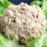 Tuna Salad · SCOOP OF WHITE MEAT TUNA OVER ICEBERG, TOMATOES, CUCUMBERS, RED ONION, OLIVES, CHOICE OF DRE...