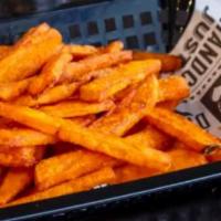 Sweet Potato Fries · THIN AND CRISPY