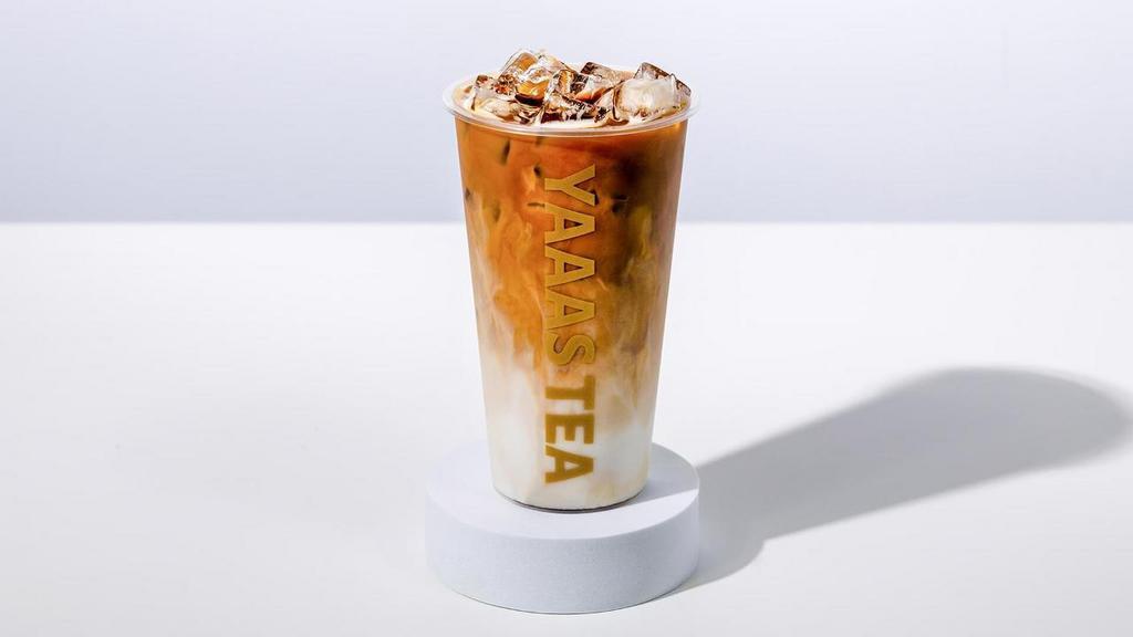 Yaaas Iced Latte · Double shot of espresso poured over ice and your choice of milk