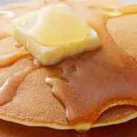 Pancakes · 3 Pancakes with butter & maple syrup