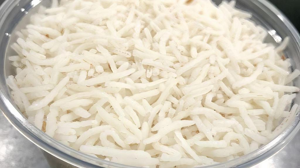 Jeera Basmati Rice · Gluten free, vegan.