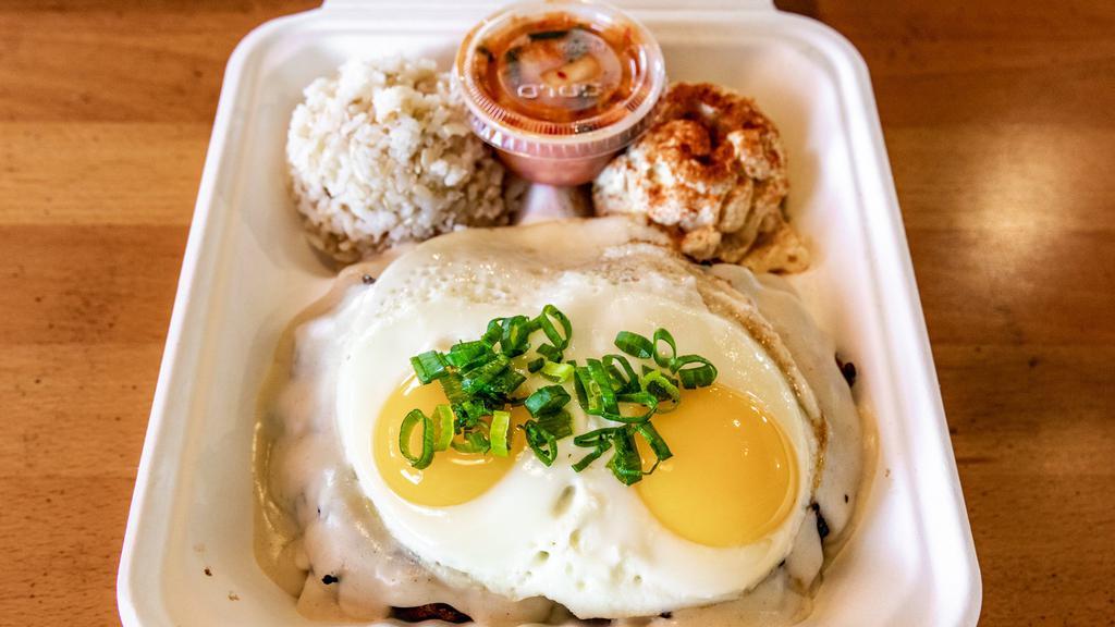 Smoked Loco Moco Plate · Popular. Spicy or Mild.