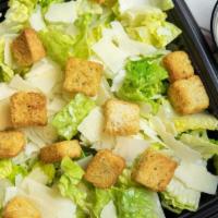 Caesar Salad · romaine lettuce, shaved parmesan cheese & croutons with creamy caesar dressing