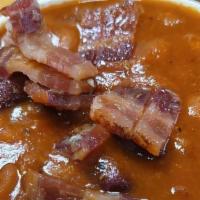 Bbq Beans With Brown Sugar Bacon · BBQ beans with brown sugar bacon