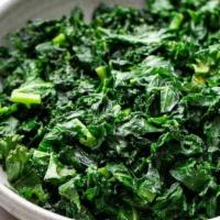 Sauteed Kale Side · Sautéed with garlic, shallots and olive oil.