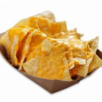 Nachos · Crispy corn tortilla chips with nacho cheese sauce.