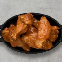 Mango Habanero · Served with celery or carrots, and blue cheese or ranch.
