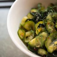 Kyuri Pickles · persian cucumbers, spiced rice vinegar, dill