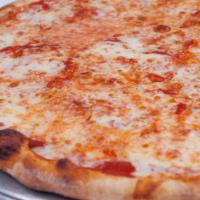 Neapolitan Pie · Eighteen inches round, eight slices, cheese and tomato sauce.