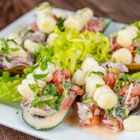 Choros A La Chalaca · Peruvian-style mussels.