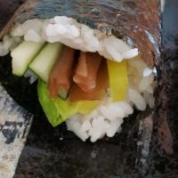 Vegetable Hand Roll · Kanpyo, Daikon, Avocado, Cucumber